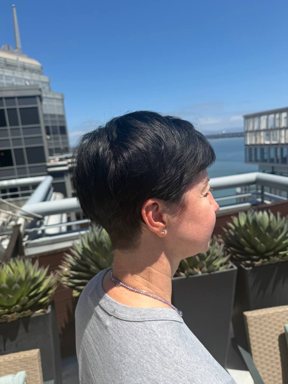 Sculpted pixie profile from Olena’s working portfolio