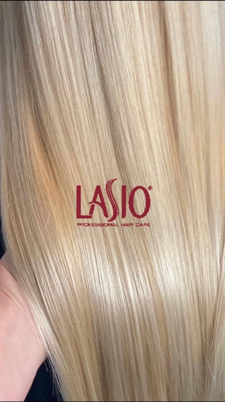 Close detail of smooth blonde shine