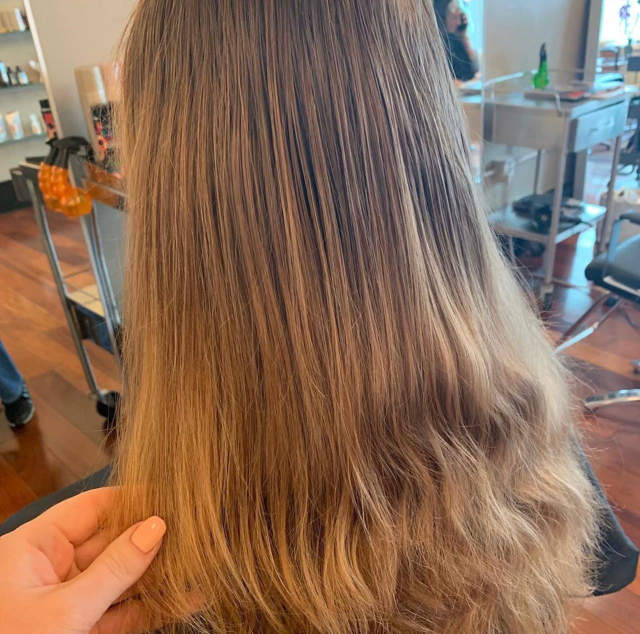 Seamless warm ribbons by Olena at Blond Transformation